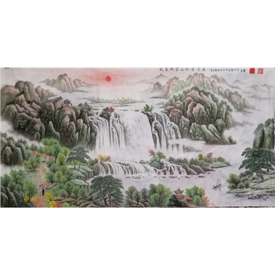 白云美术作品