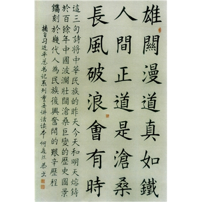 何适然书法作品